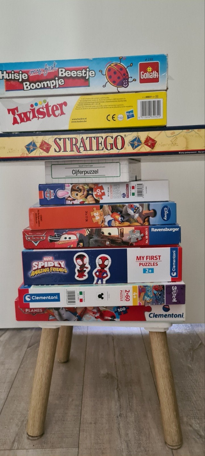 Diverse spellen voor €4 per stuk., Ophalen