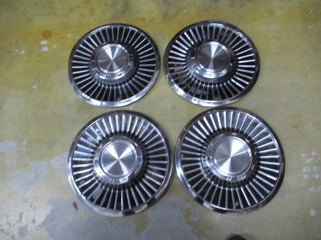 Set van 4 Ford wieldoppen - Klassieke stijl, Ophalen of Verzenden, Gebruikt