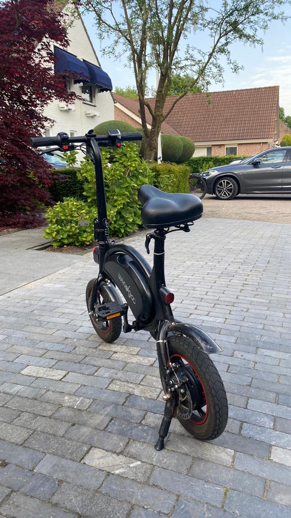 Windgoo b3 *NIEUWE REMMEN* *NIEUWE GASHENDEL*, Heren, 14 tot 16 inch, Zo goed als nieuw, Deels opvouwbaar