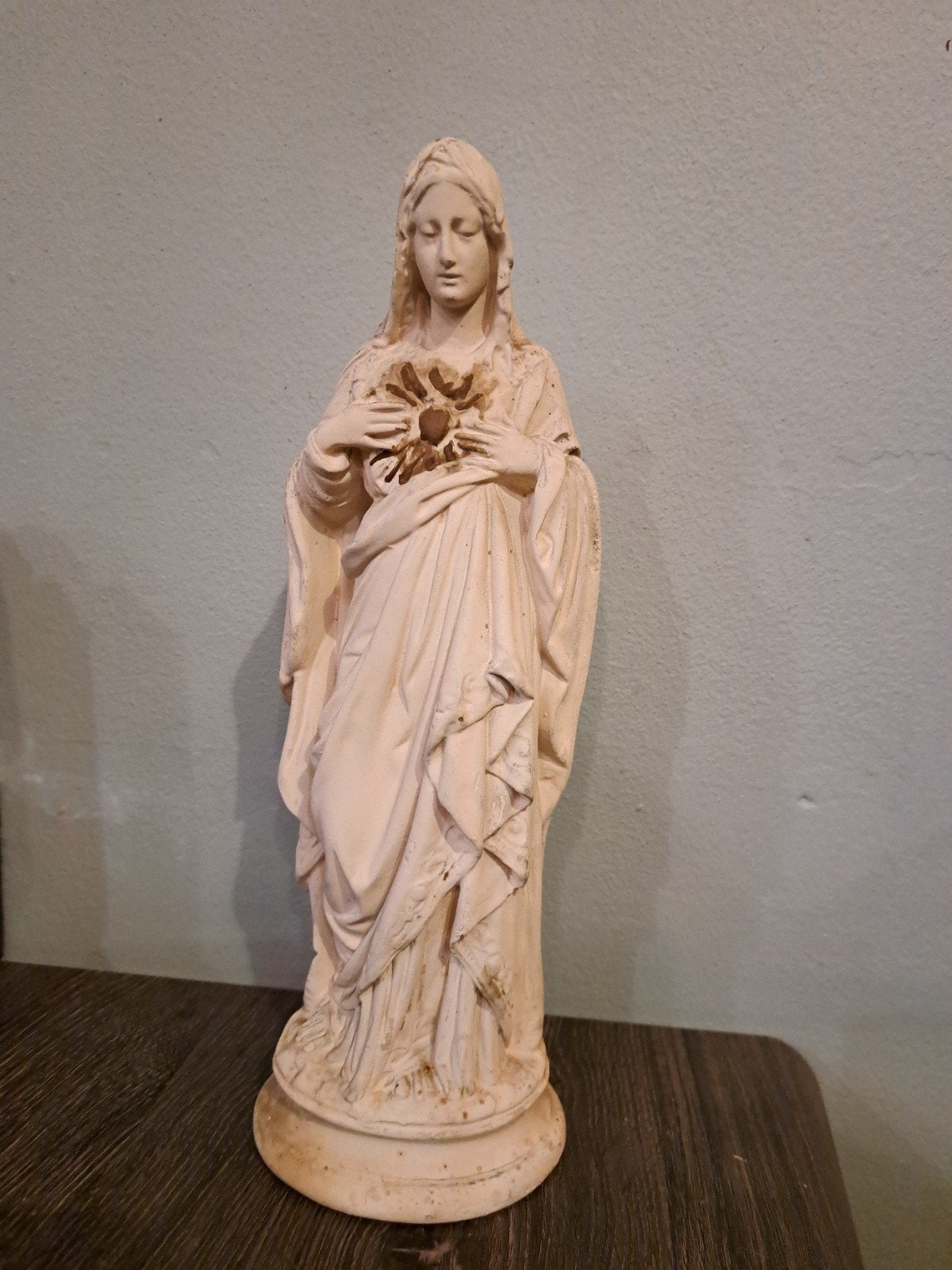 Vintage Mariabeeld - Religieus Beeldje, Antiek en Kunst, Ophalen of Verzenden