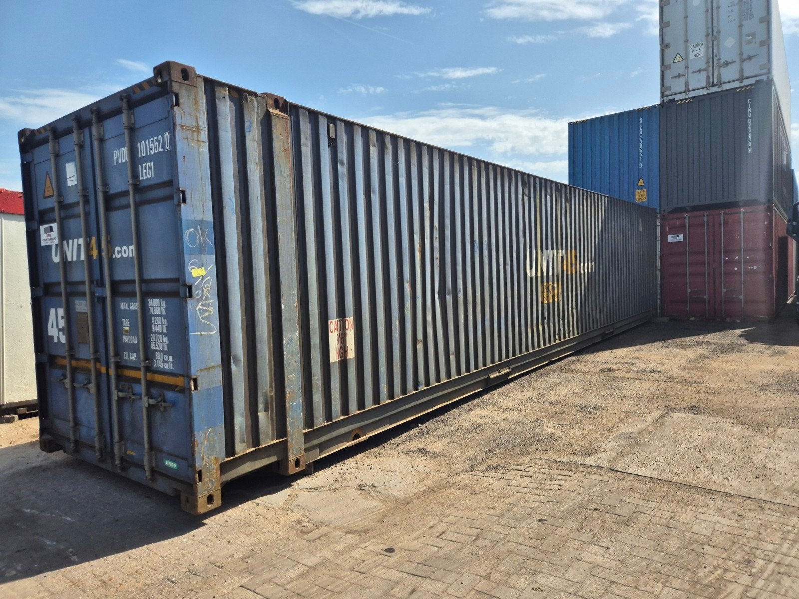 45ft highcube pallet-wide zeecontainer, zeer netjes, Ophalen of Verzenden