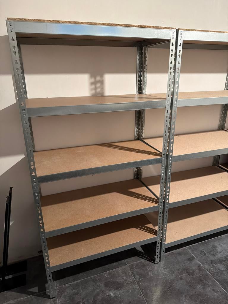 9x Legbordstellingen - 92x180x46 cm - Opslagrekken, Ophalen, Zo goed als nieuw