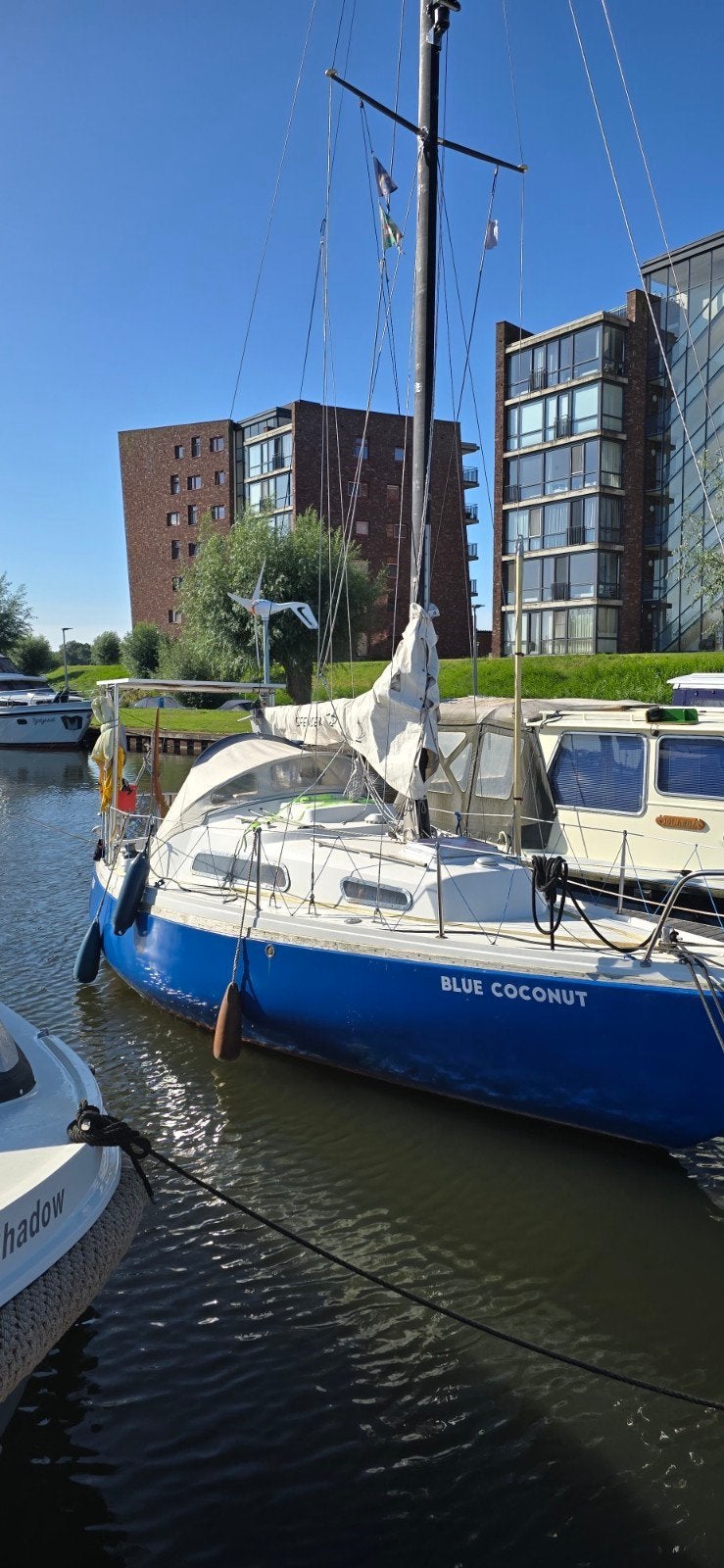 Defender 27 zeilboot uit eind jaren '60 - Goede staat, Watersport en Boten, Kajuitzeilboten en Zeiljachten, Ophalen, 8 pk, Gebruikt
