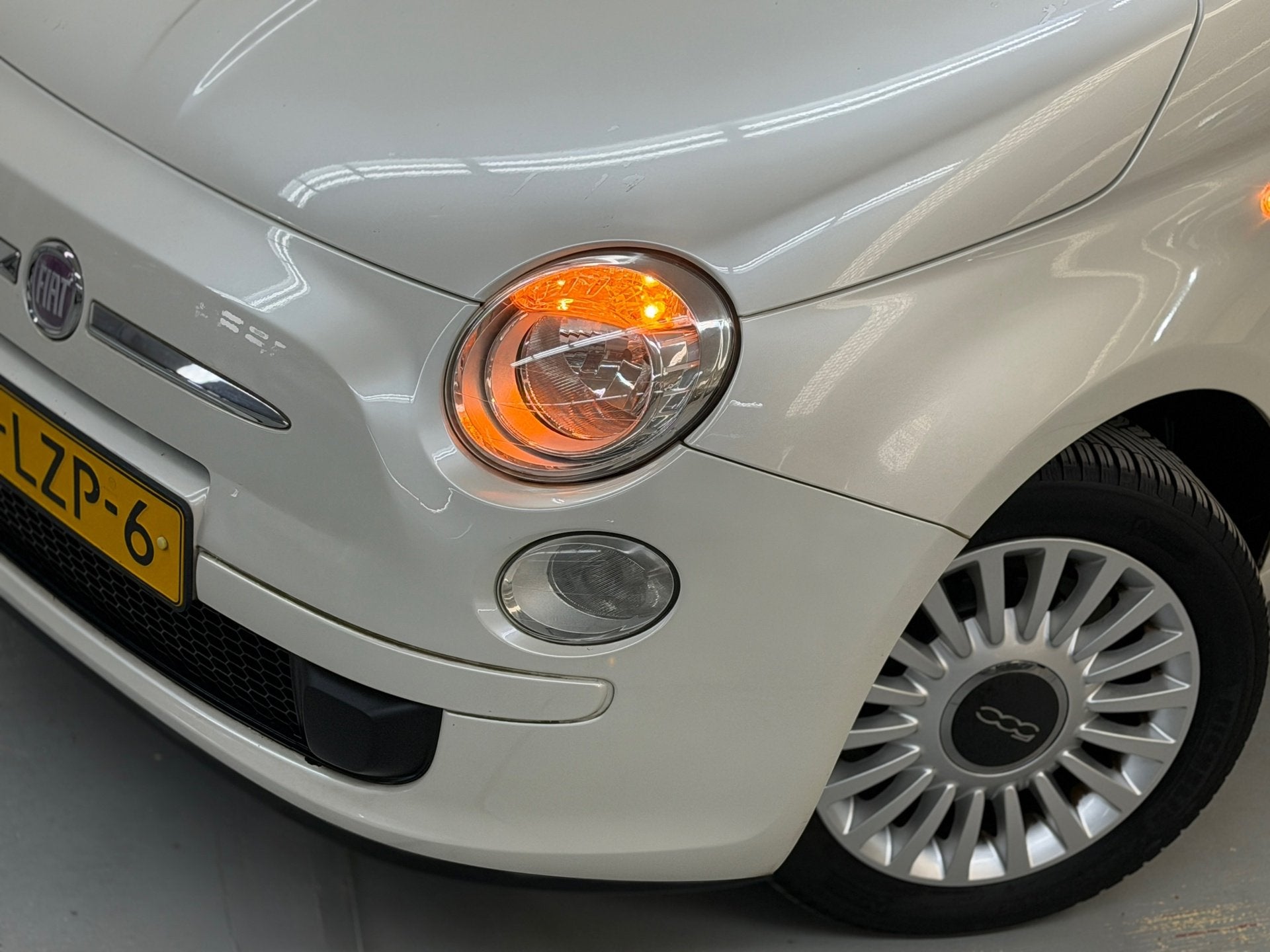 Fiat 500 1.2 Pop Parelmoer Automaat Airco PDC VolledigOnderh, Gebruikt, Origineel Nederlands, Bedrijf, 69 pk