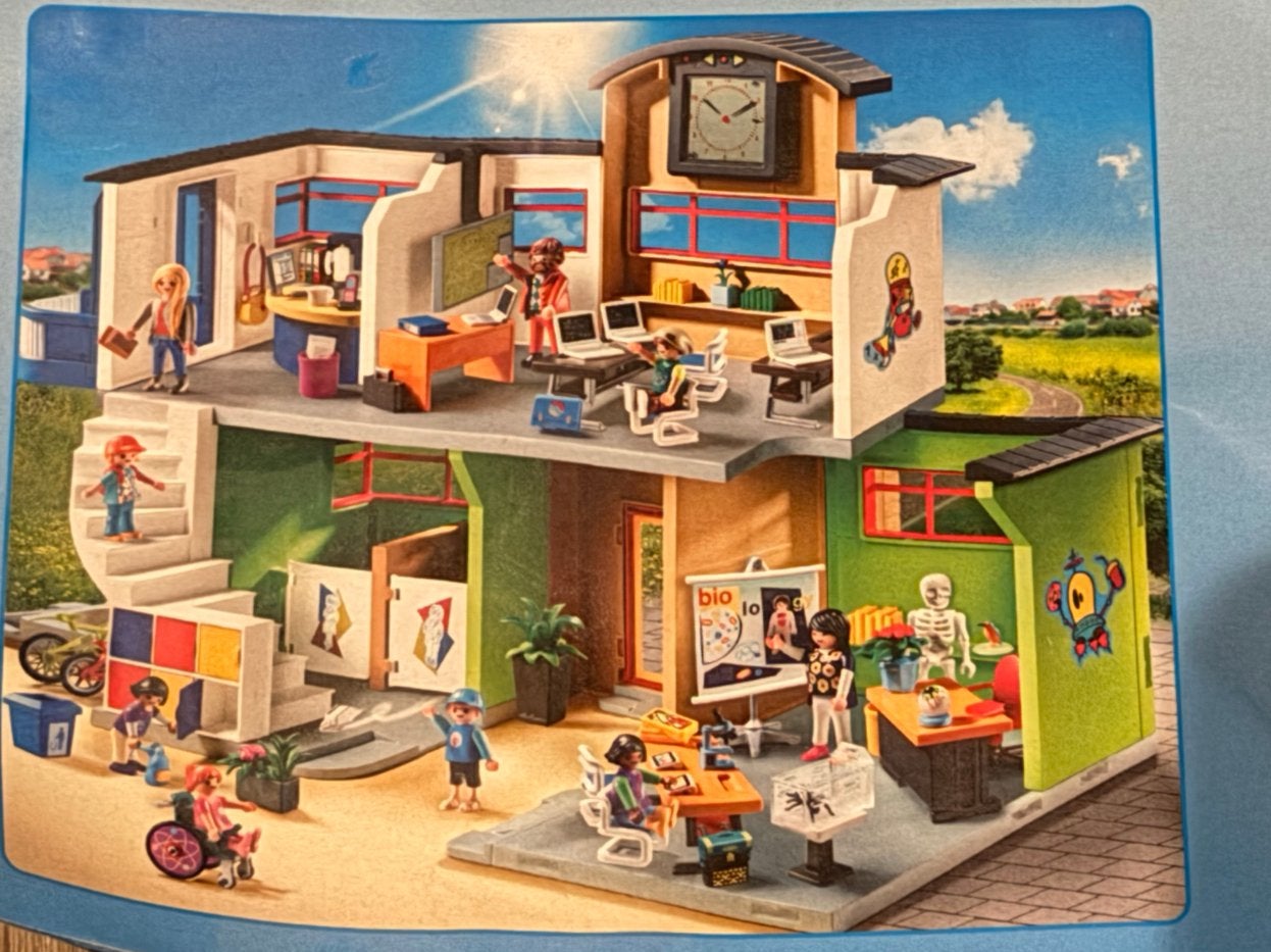 Playmobil School - Complete set met veel accessoires, Ophalen of Verzenden, Zo goed als nieuw