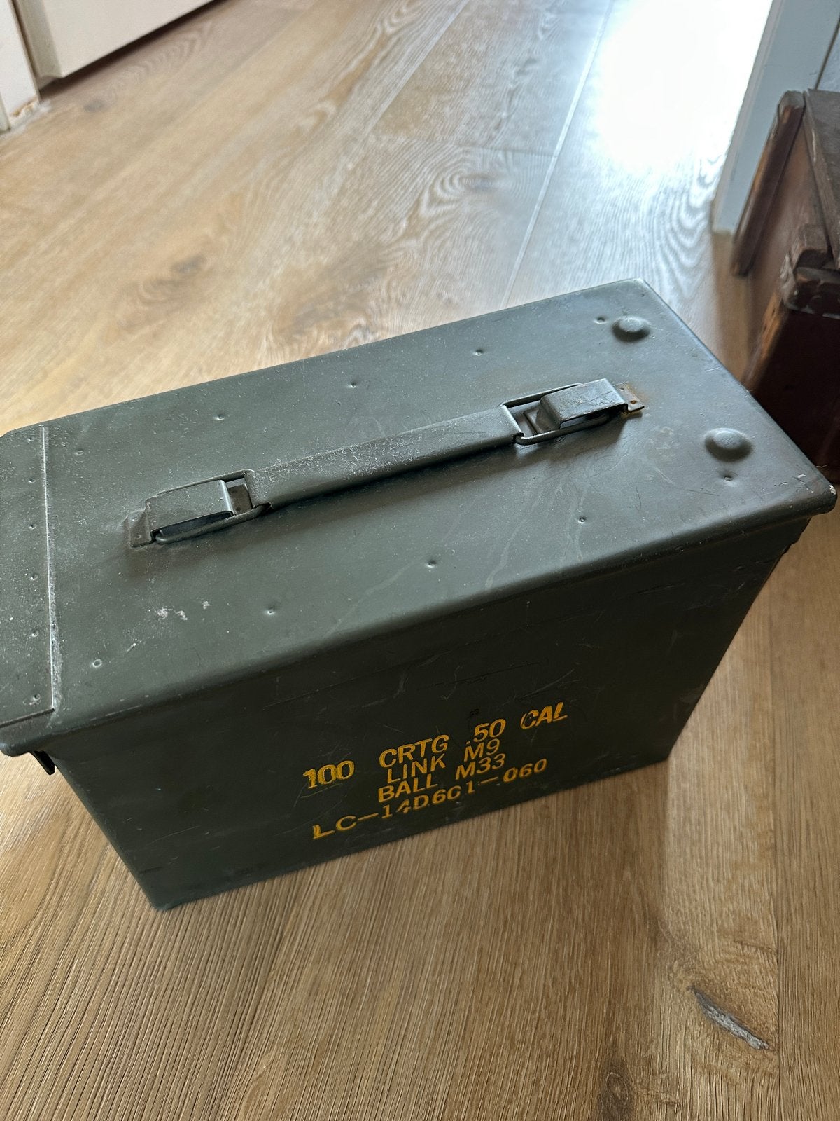 Munitiekist .50 CAL - Groen - Militair, Verzamelen, Ophalen of Verzenden, Overige soorten, Amerika, Kist of Geocache