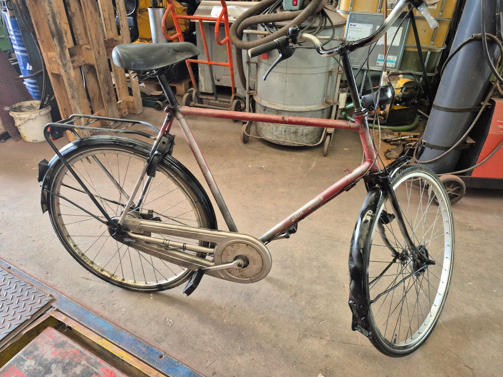 Stationsfiets met 3 versnellingen - Ideaal tegen diefstal, Fietsen en Brommers, Gebruikt, Velgrem, Versnellingen, 56 cm of meer