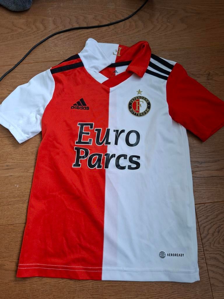 Feyenoord shirt maat 7/8 jaar met naam Matthias, Ophalen of Verzenden, Gebruikt, Jongen