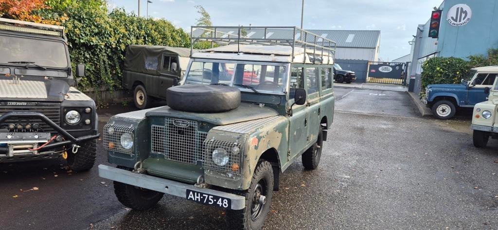 Land Rover 109 STAWAG Benzine 9 persoons, Auto's, 2286 cc, Gebruikt, Overige modellen, 2500 kg