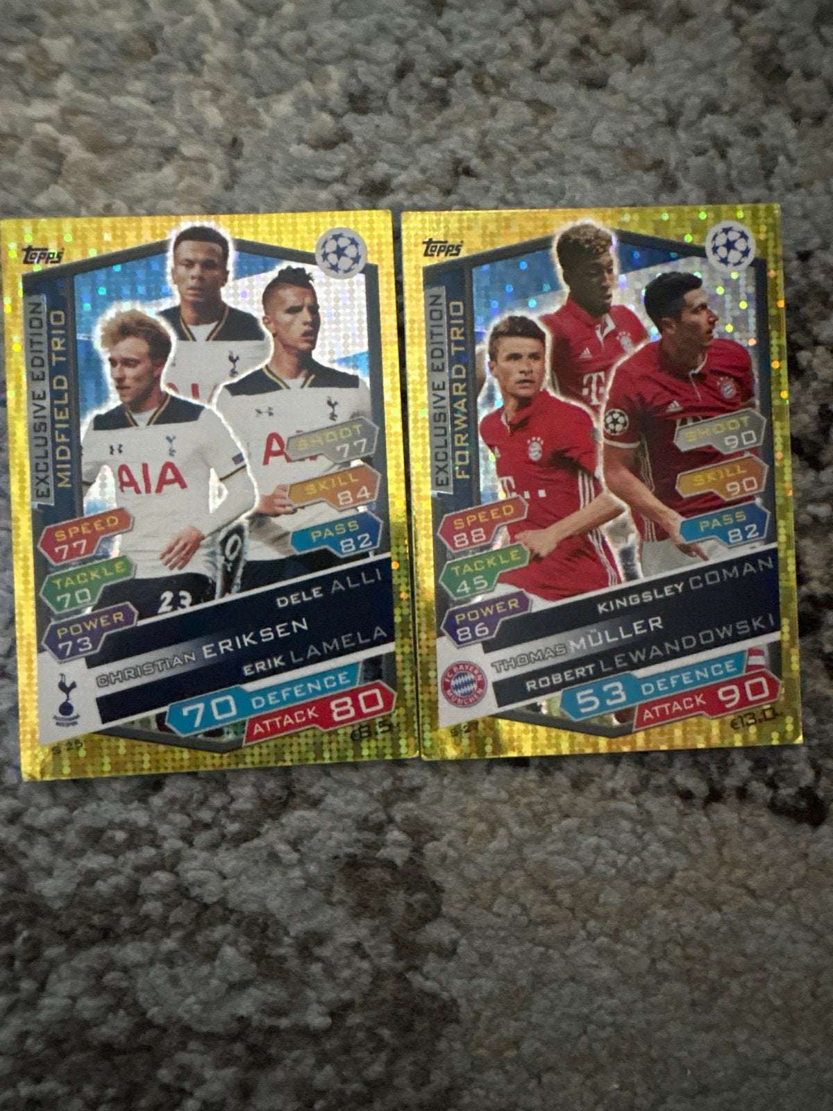 Topps Match Attax Champions League Kaarten, Ophalen, Zo goed als nieuw, Losse kaart