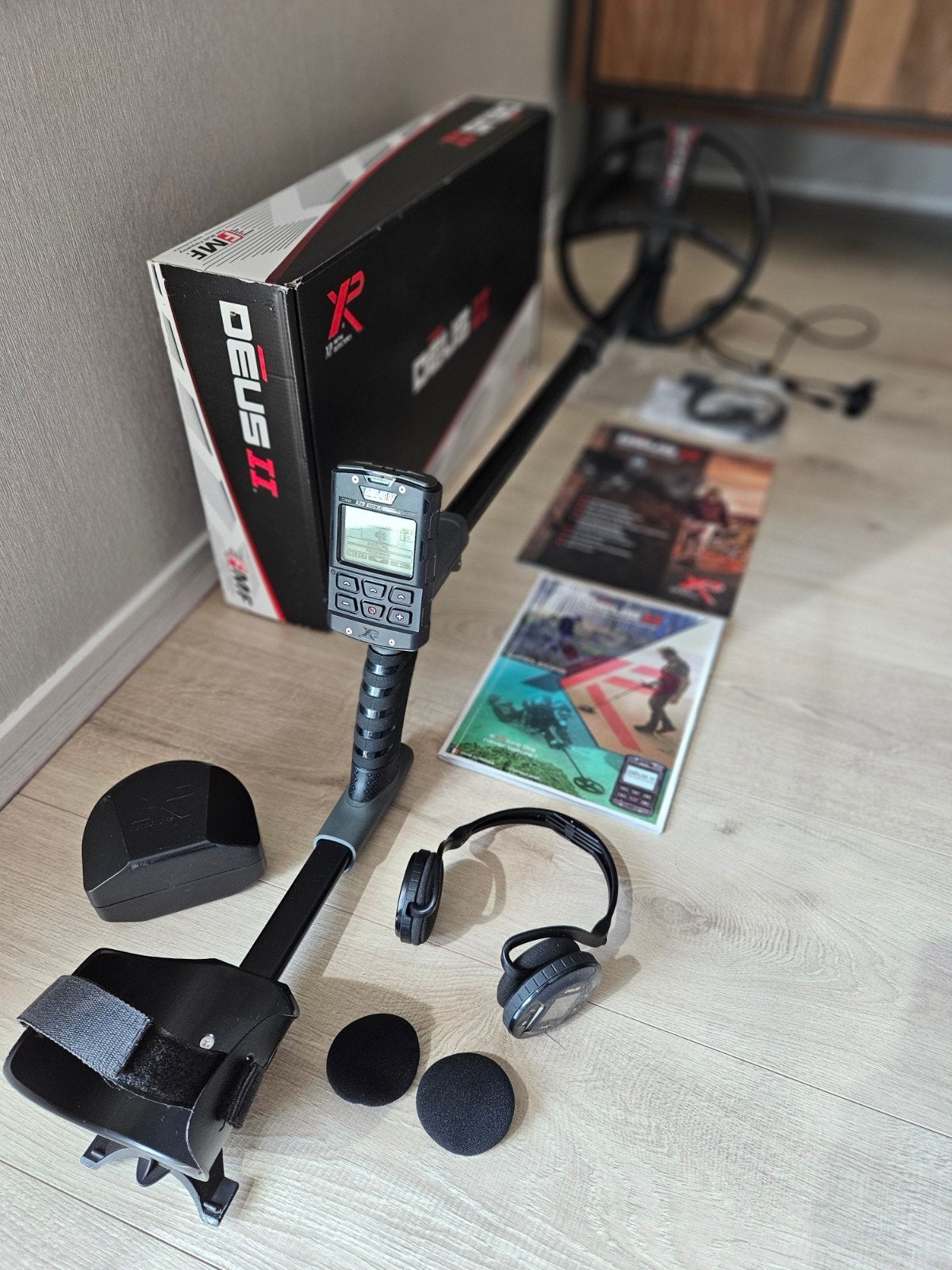 XP Deus 2 FMF 28 cm WS6 met garantie tot april 2027, Hobby en Vrije tijd, Gebruikt, Meer dan 30 cm, Ophalen of Verzenden, XP