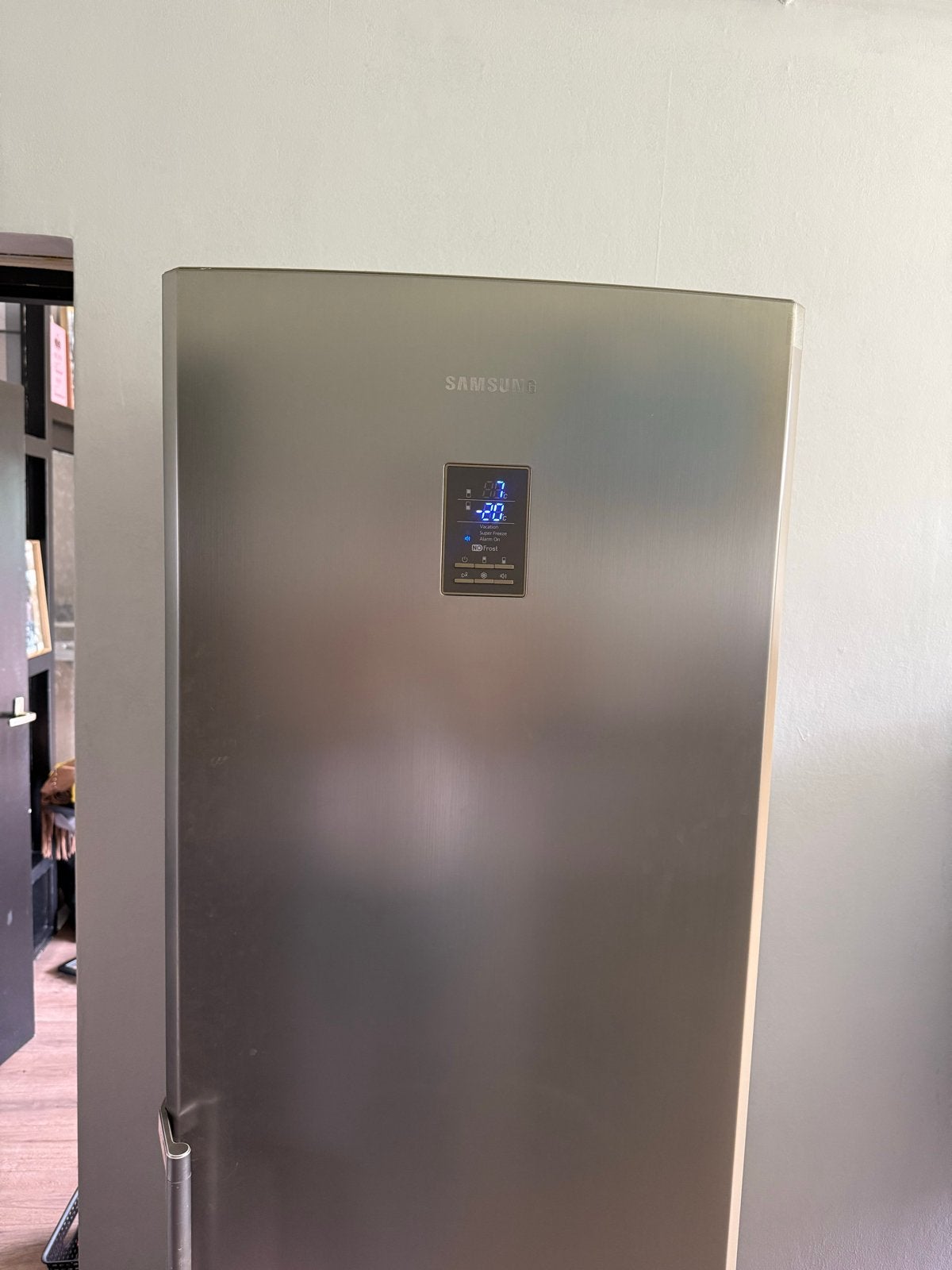 Samsung Koelkast - Zilver  - Wegens Verhuizing te koop, Witgoed en Apparatuur, Koelkasten en IJskasten, Ophalen, Gebruikt, 200 liter of meer