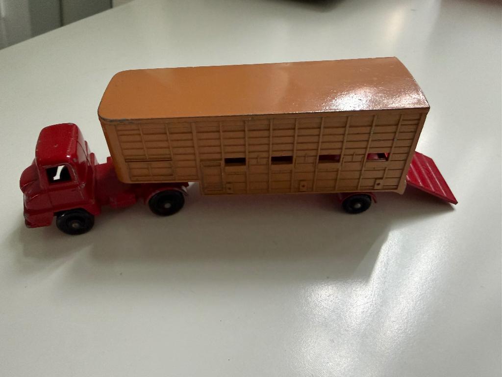 Jennings Cattle truck Matchbox, Ophalen of Verzenden, Zo goed als nieuw, Bus of Vrachtwagen, Matchbox