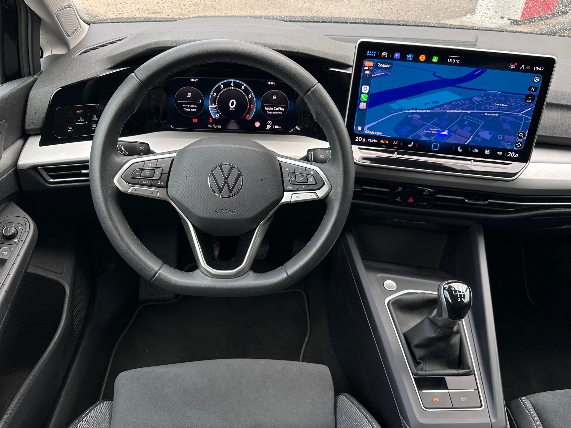 Volkswagen Golf Variant 1.5 TSI Life Edition|Elektr Trekhaak, Auto's, Voorwielaandrijving, 4 cilinders, 116 pk, Zwart