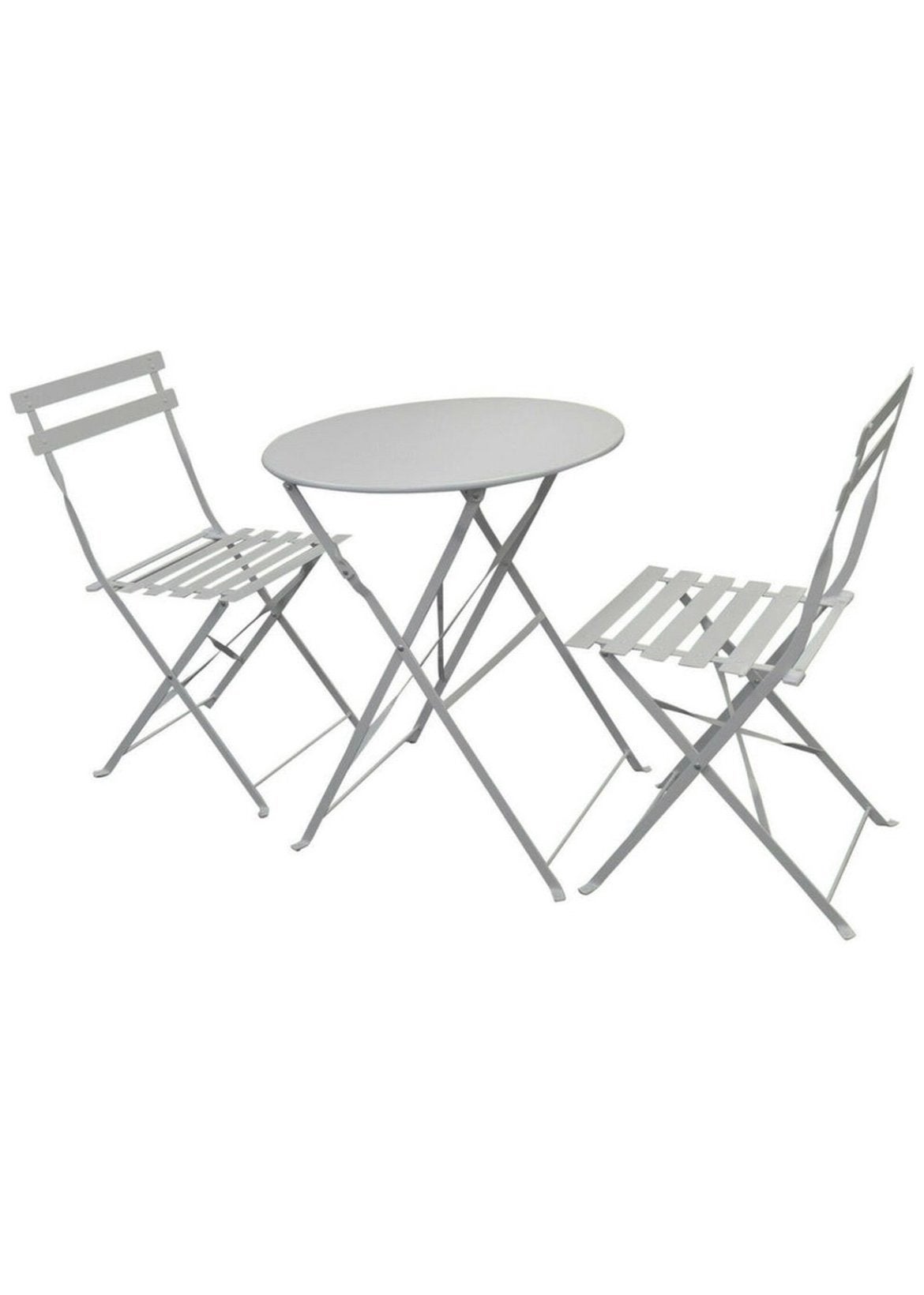Gezellige bistro set voor balkon of kleine tuin, Tuin en Terras, Gebruikt, Eettafel, Aluminium, Tuinset