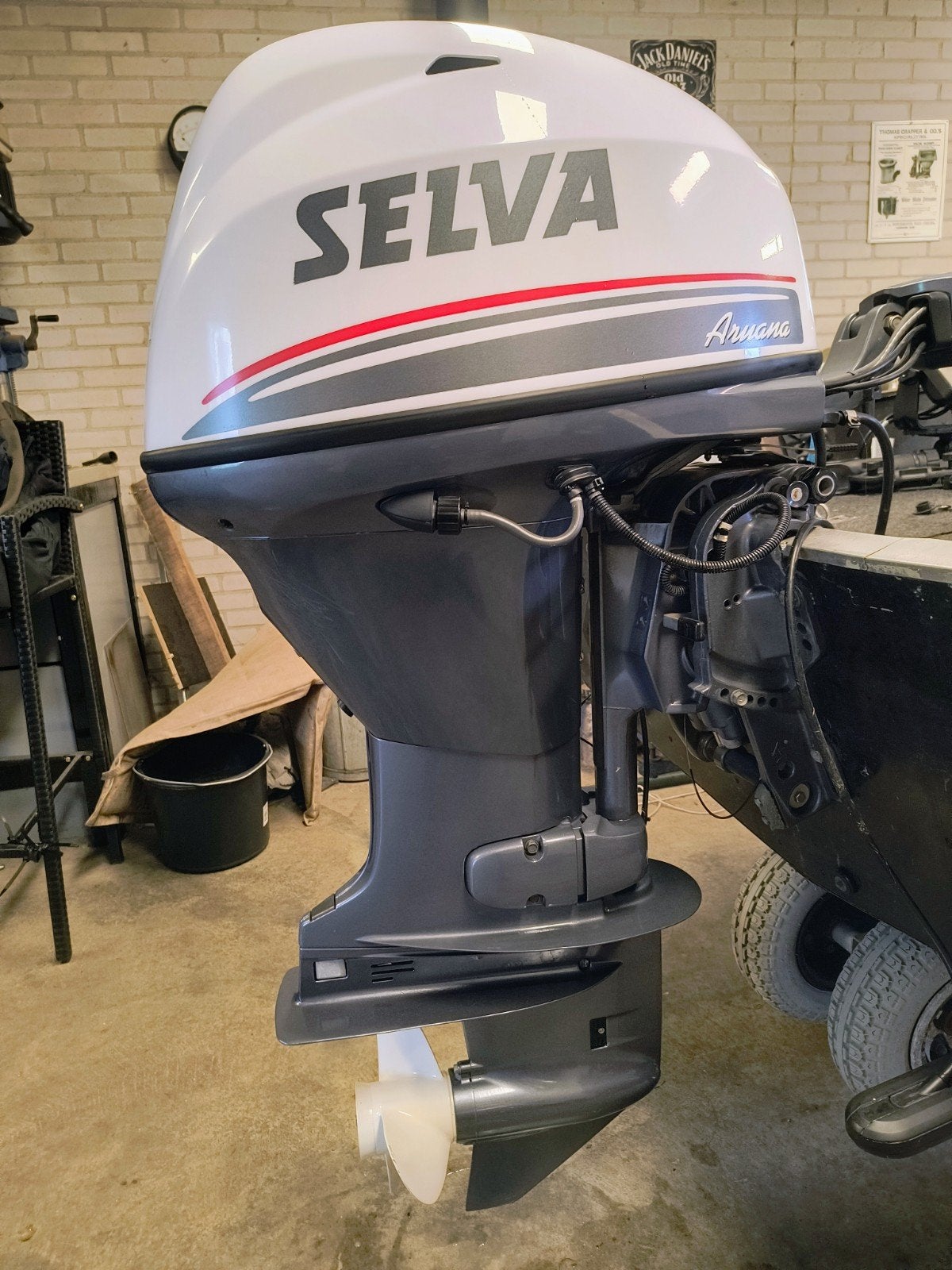 Selva / Yamaha 40 pk buitenboordmotor (2010), Watersport en Boten, Buiten- en Binnenboordmotoren, Ophalen, Gebruikt, Viertaktmotor