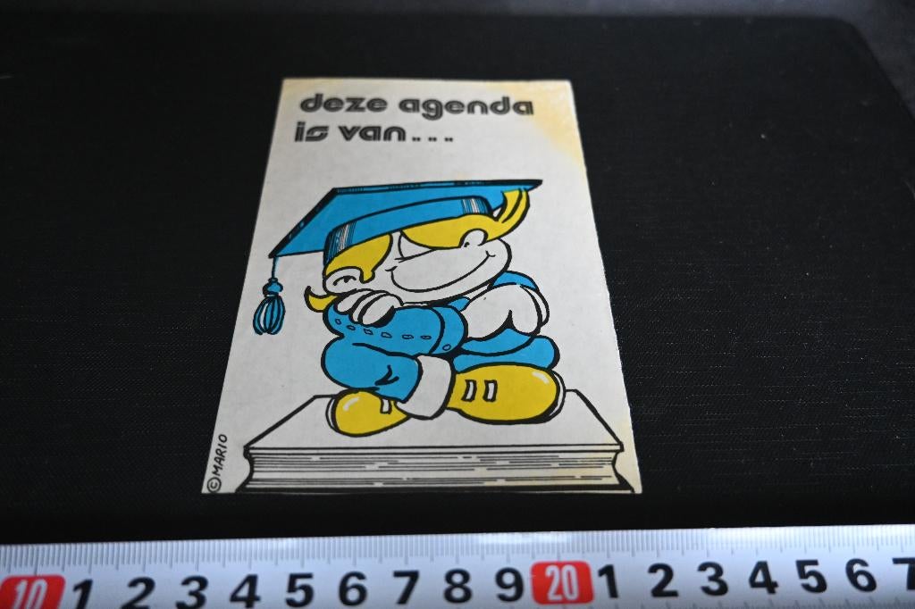 sticker strip Deze agenda is van ......., Ophalen, Zo goed als nieuw