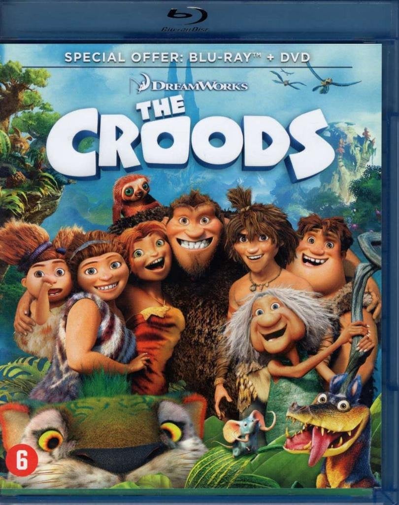 The Croods (Dreamworks) - alleen bluray - NL - lees, Cd's en Dvd's, Verzenden, Actie, Zo goed als nieuw, Disney Movies