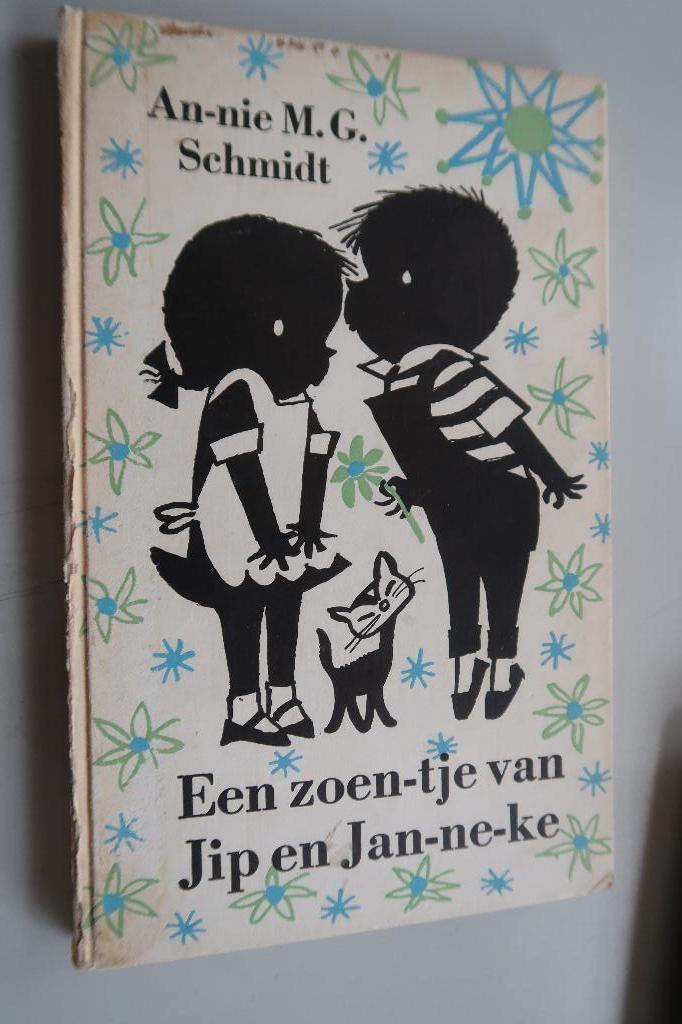 Annie M.G.Schmidt-een zoen -tje van Jip en Janneke-1957-2e d, Gelezen, Annie M.G.Schmidt, Fictie algemeen, Ophalen of Verzenden