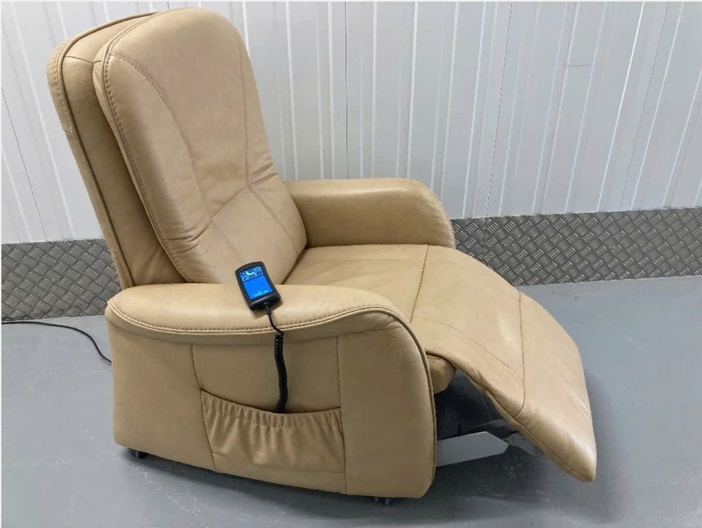 Relax-fauteuil, Himolla Cumulus, leer, i.z.g.s, Huis en Inrichting, Ophalen, Zo goed als nieuw, 50 tot 75 cm, Leer