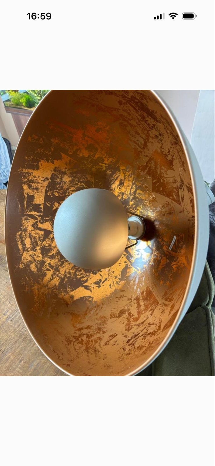 Van de Heg Golden Sun hanglamp - Zo goed als nieuw, Ophalen, Zo goed als nieuw, Metaal, E27 (groot)