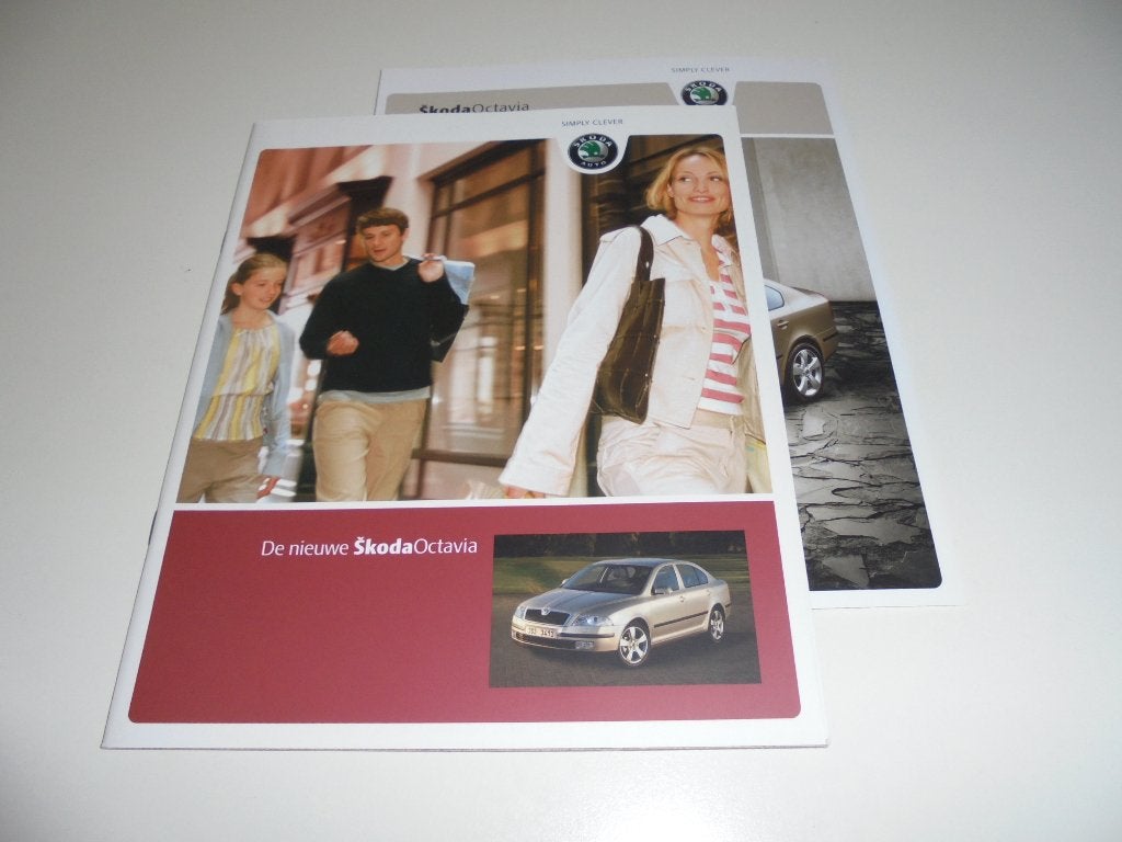 brochure Skoda Octavia  2004, Ophalen of Verzenden, Nieuw, Overige merken
