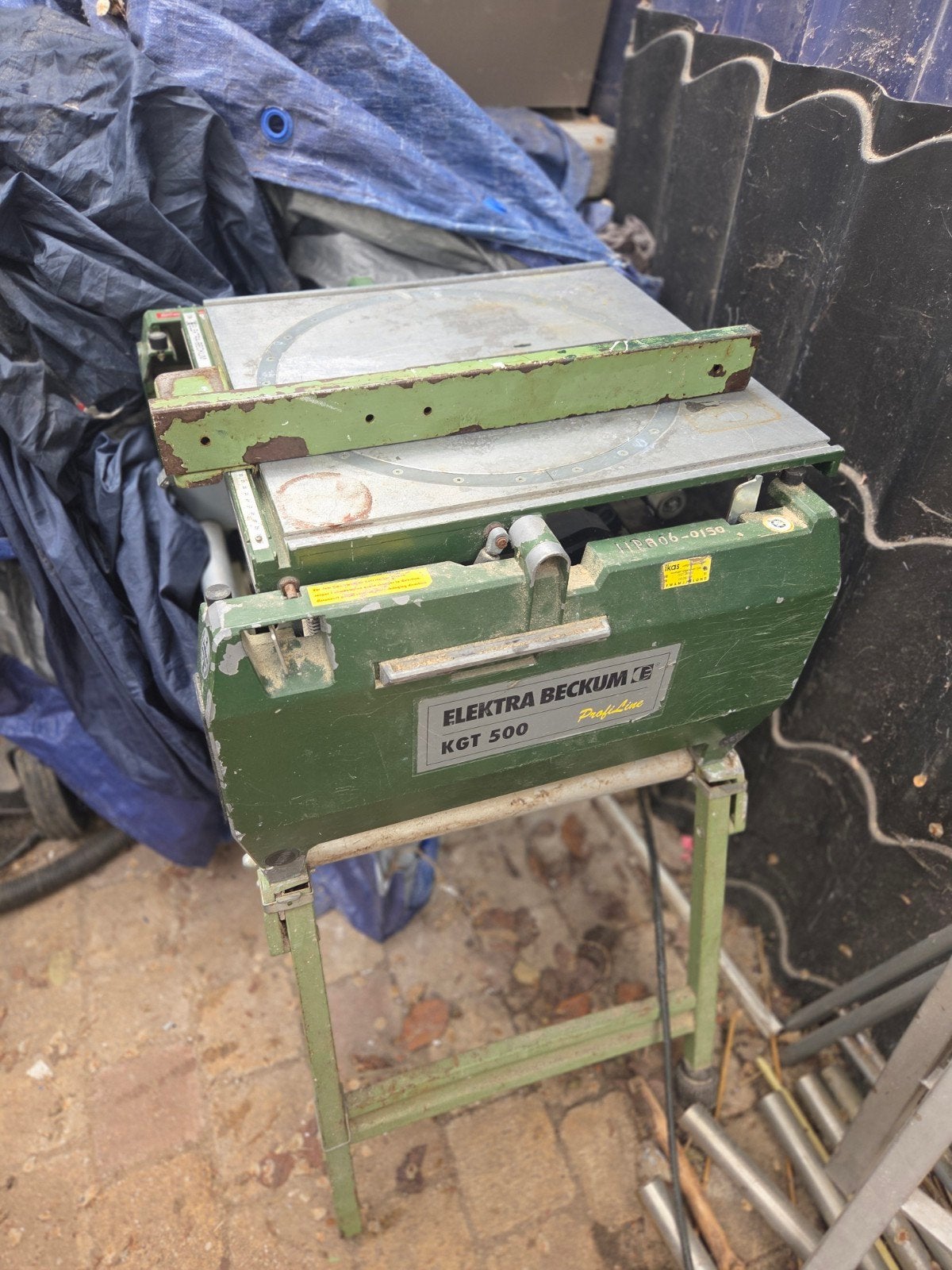 Elektra Beckum KGT 500 Afkortzaag plus 1 voor onderdelen, Ophalen, Elektra Beckum, Gebruikt, 70 mm of meer