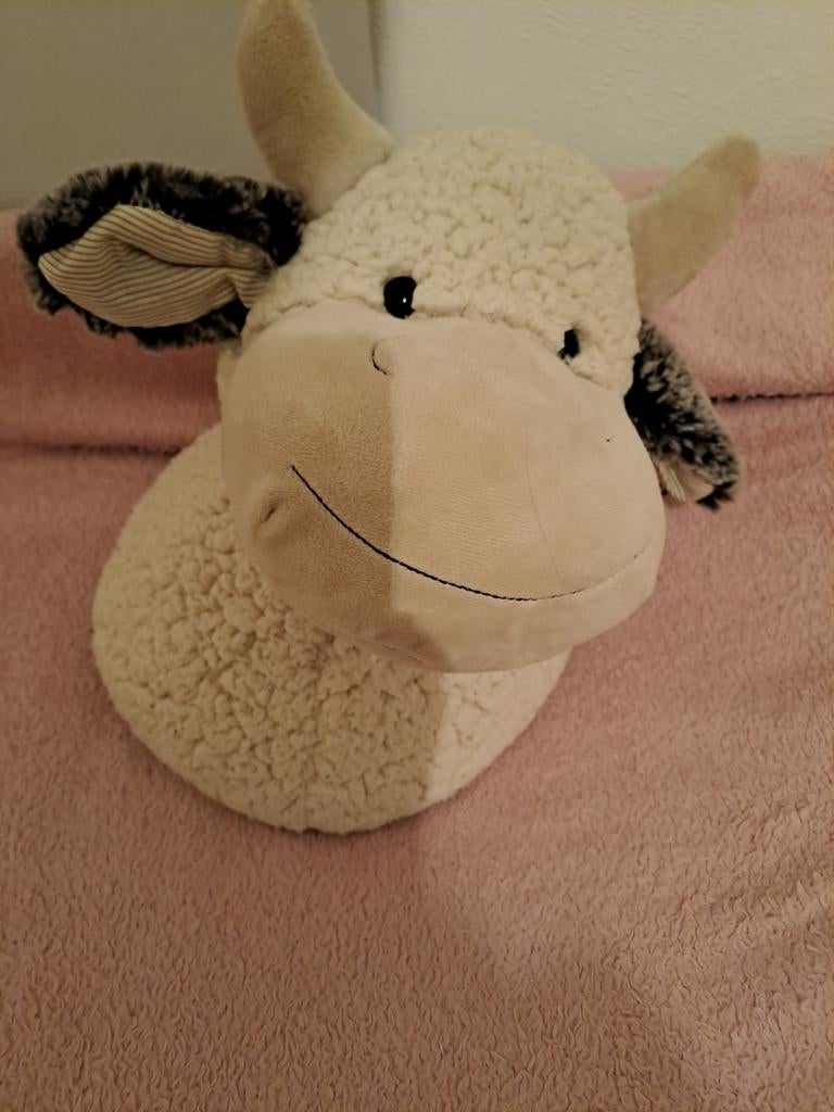 Wand knuffel koe en konijnen te koop, Overige karakters, Konijn, Ophalen of Verzenden, Zo goed als nieuw