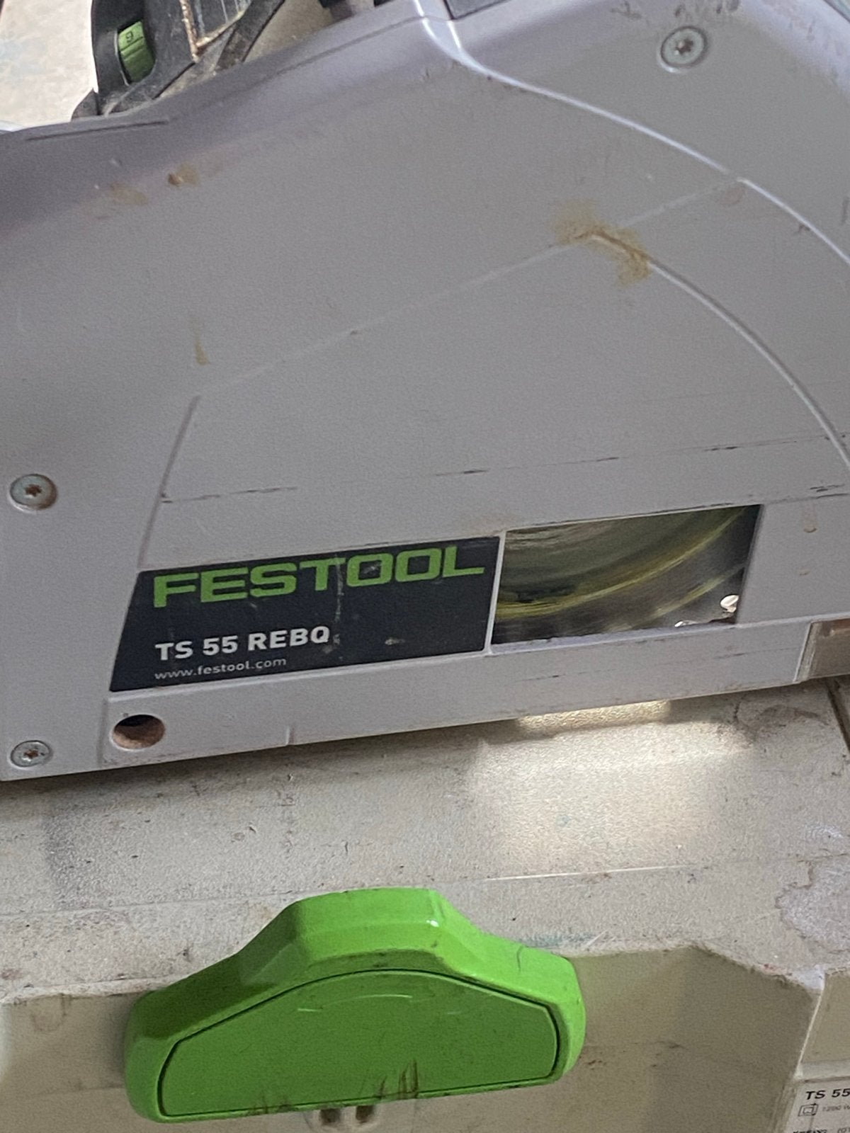 Festool TS 55 REBQ invalzaag - Gebruikt, Doe-het-zelf en Verbouw, Ophalen, Gebruikt, Invalzaag, 600 tot 1200 watt