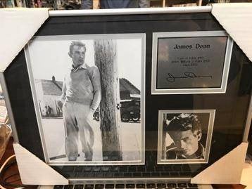 James Dean litho foto replica handtekening collector’s item, Verzamelen, Film en Tv, Ophalen, Ducoso, Overige typen, Zo goed als nieuw