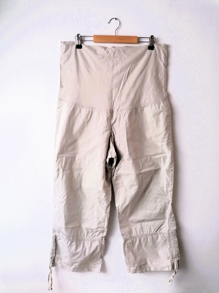 Miss Etam comfortabele zwangerschaps capri broek, maat 40/42, Maat 38/40 (M), Blauw, Ophalen of Verzenden, Driekwart