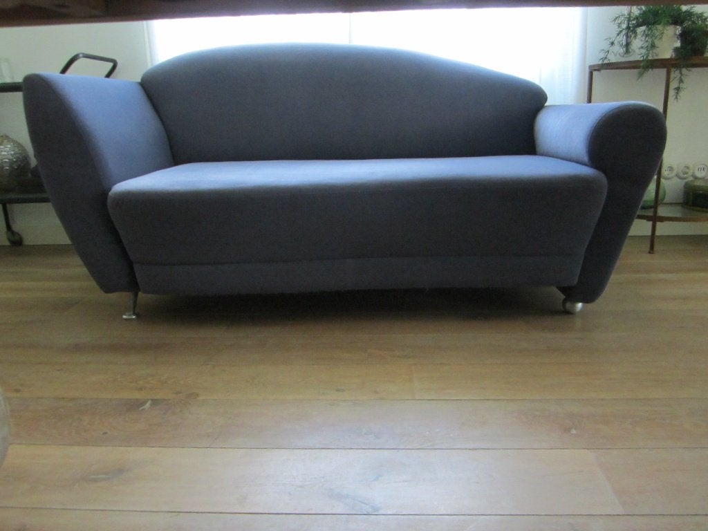 Bankje Sofa model suède/fluweel, Ophalen, Gebruikt, 150 tot 200 cm, Tweepersoons