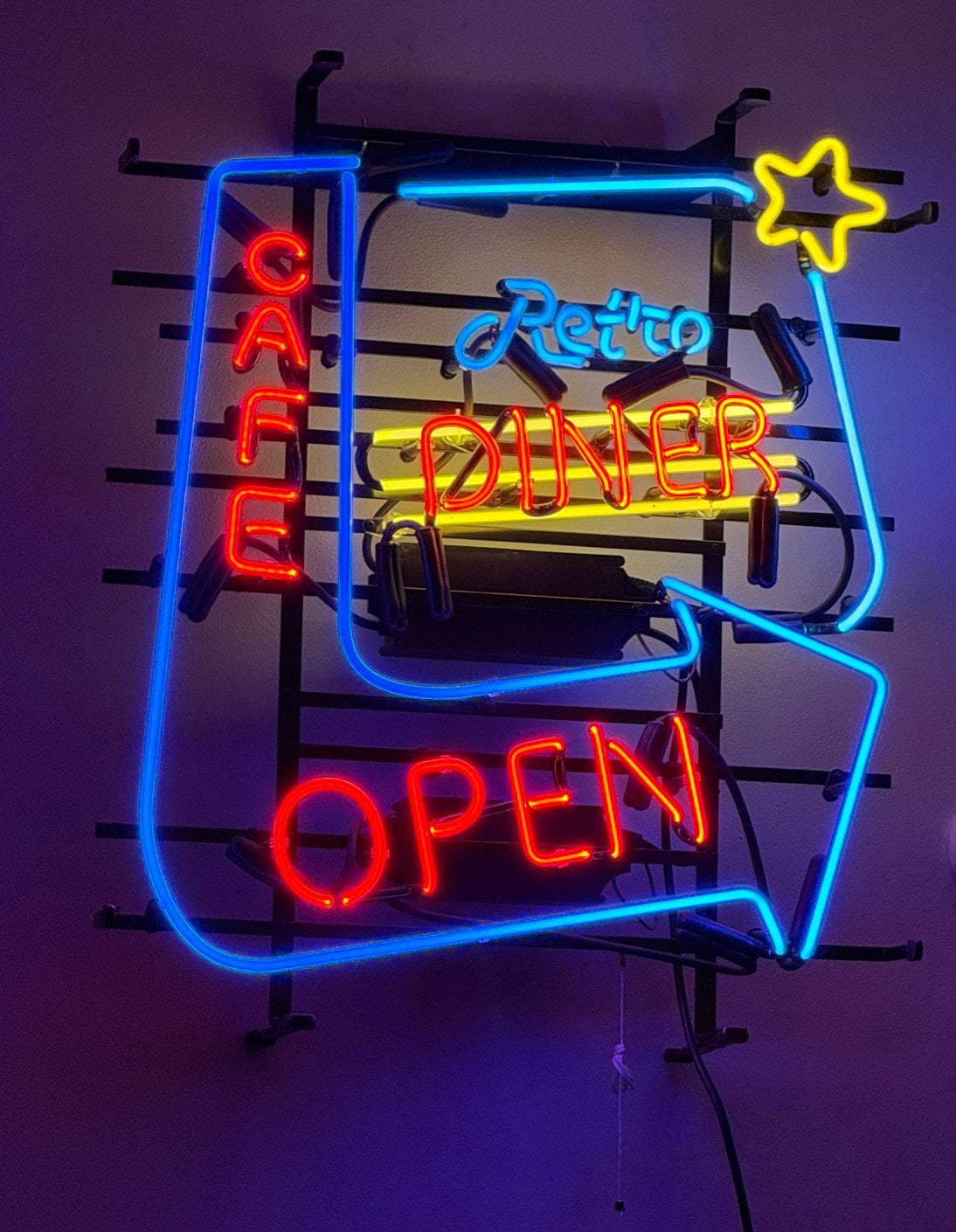 Mooie neon licht reclame, Ophalen of Verzenden, Zo goed als nieuw, Lichtbak of (neon) lamp