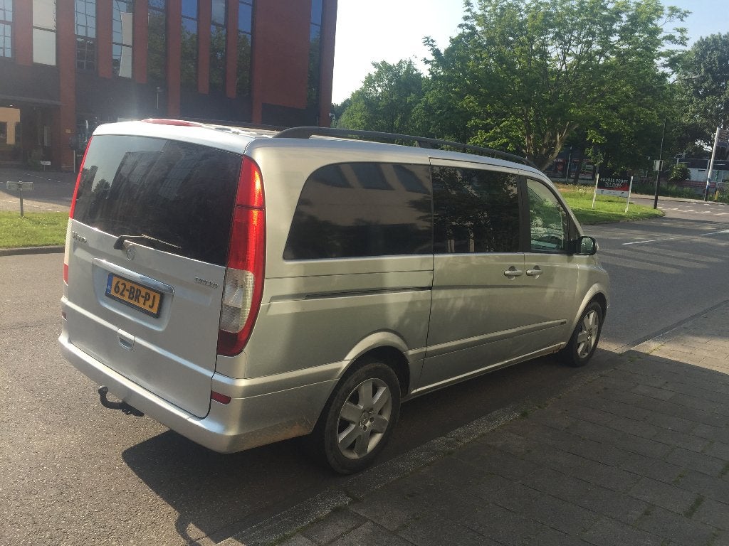 Prachtige Mercedes Viano Bestel 2.0 CDI Dubbel Cabine lang, Auto's, Mercedes-Benz, Grijs, Particulier, Zilver of Grijs