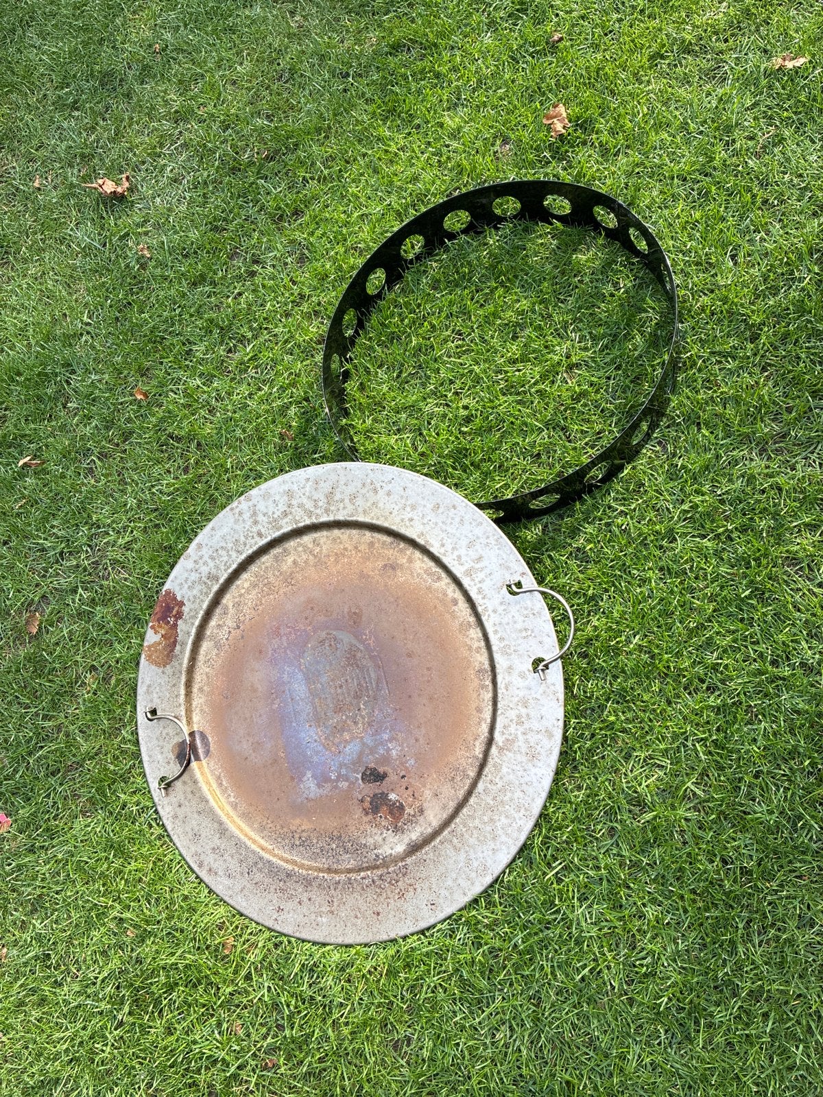 Originele Weber Char Ring + Diffuser Plate 57 cm, Tuin en Terras, Vuurkorven, Ophalen of Verzenden, Gebruikt
