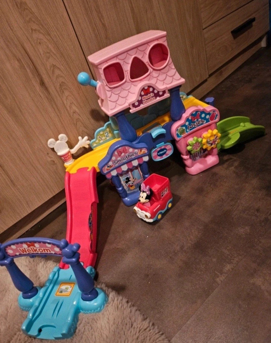 VTech Toet Toet Auto's Minnie Mouse IJssalon, Ophalen of Verzenden, Gebruikt, 2 tot 4 jaar