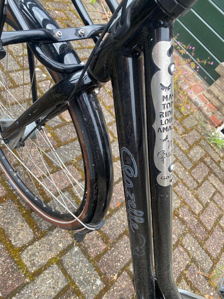 Gazelle Transportfiets Zwart - Zo goed als nieuw, Ophalen of Verzenden, Zo goed als nieuw