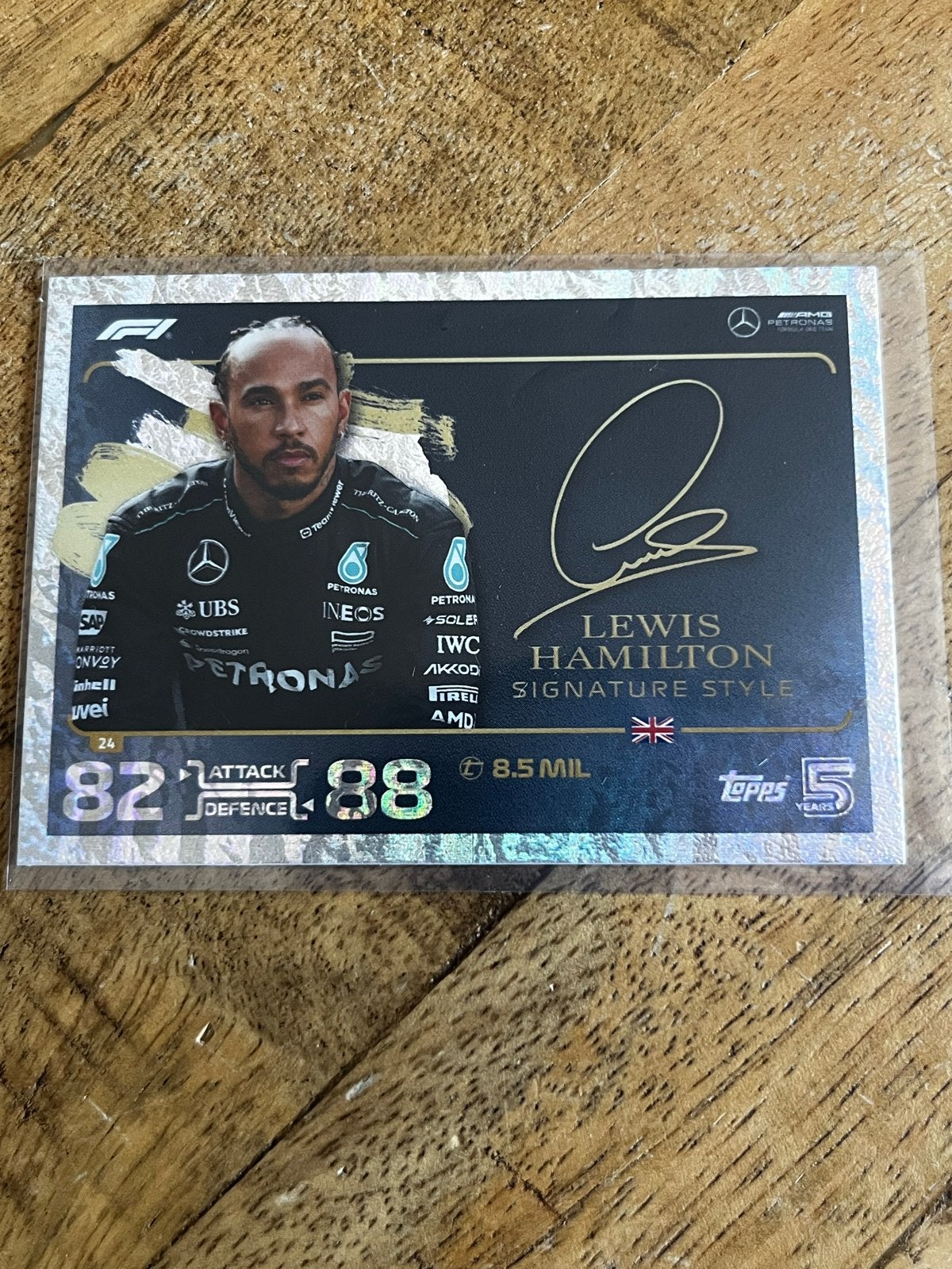 Lewis Hamilton Signature Style Topps Turbo Attax 2024 #24, Ophalen of Verzenden, Nieuw, Formule 1