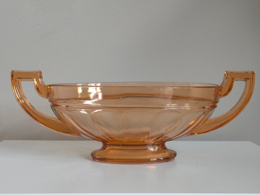 Art Deco Schaal Noémie Luxval - Val Saint Lambert, Ophalen of Verzenden