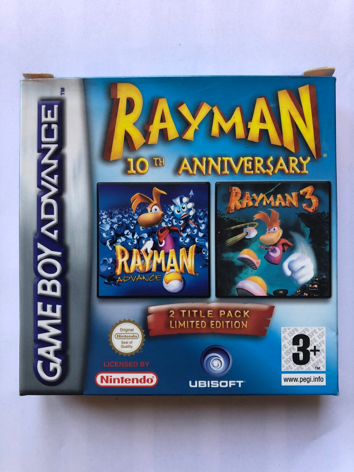Nintendo gameboy advance cartrige Rayman 10 th anniversary, Spelcomputers en Games, Games | Nintendo Game Boy, Avontuur en Actie