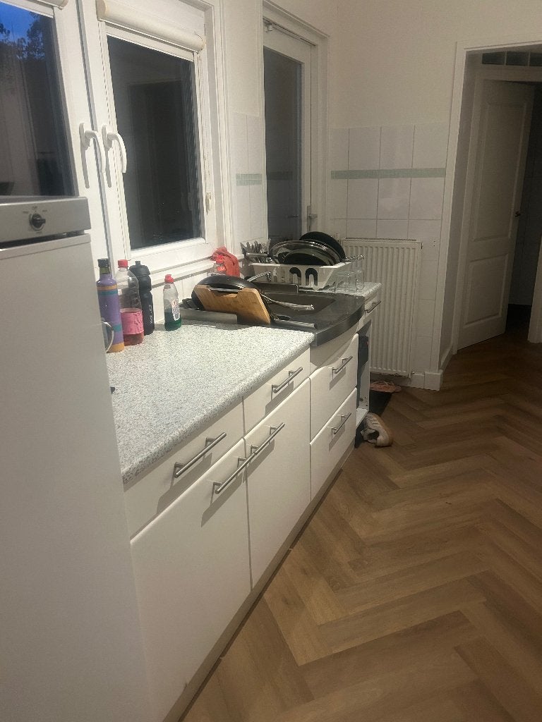 Keuken gratis op te halen op zaterdag 17 oktober, Ophalen, Gebruikt, Zwart, Dubbelwandige keuken