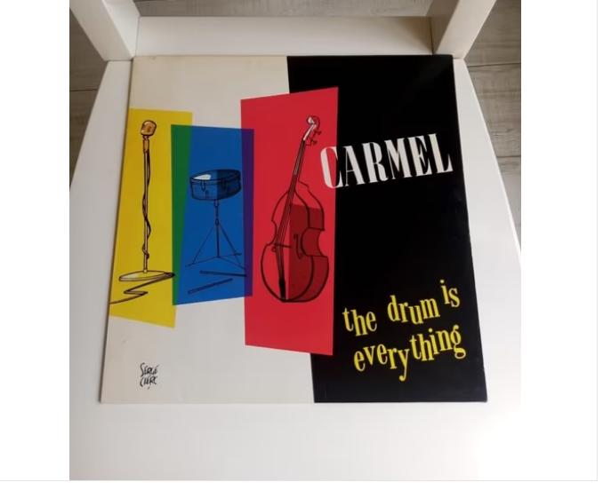 original lp- carmel-the drum is everything *1984*, Fotohoes, 1980 - 1989, Ophalen of Verzenden, Zo goed als nieuw