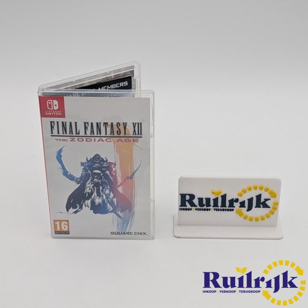 Final Fantasy XII - The Zodiac Age - Nintendo Switch game, Nintendo, Zo goed als nieuw, Support@nintendo.com, 11-1 Hokotate-cho, Kamitoba, Minami-ku
Kyoto 601-8501
Japan