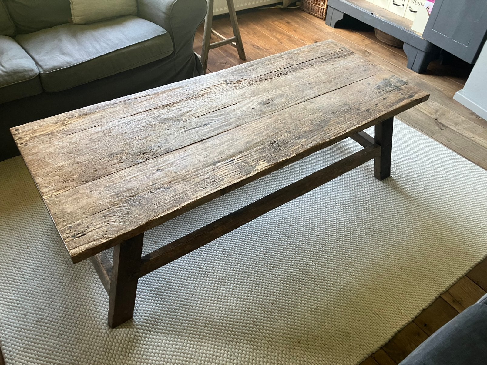 Aura peeperkorn salontafel, Ophalen, 100 tot 150 cm, 50 tot 100 cm, Zo goed als nieuw