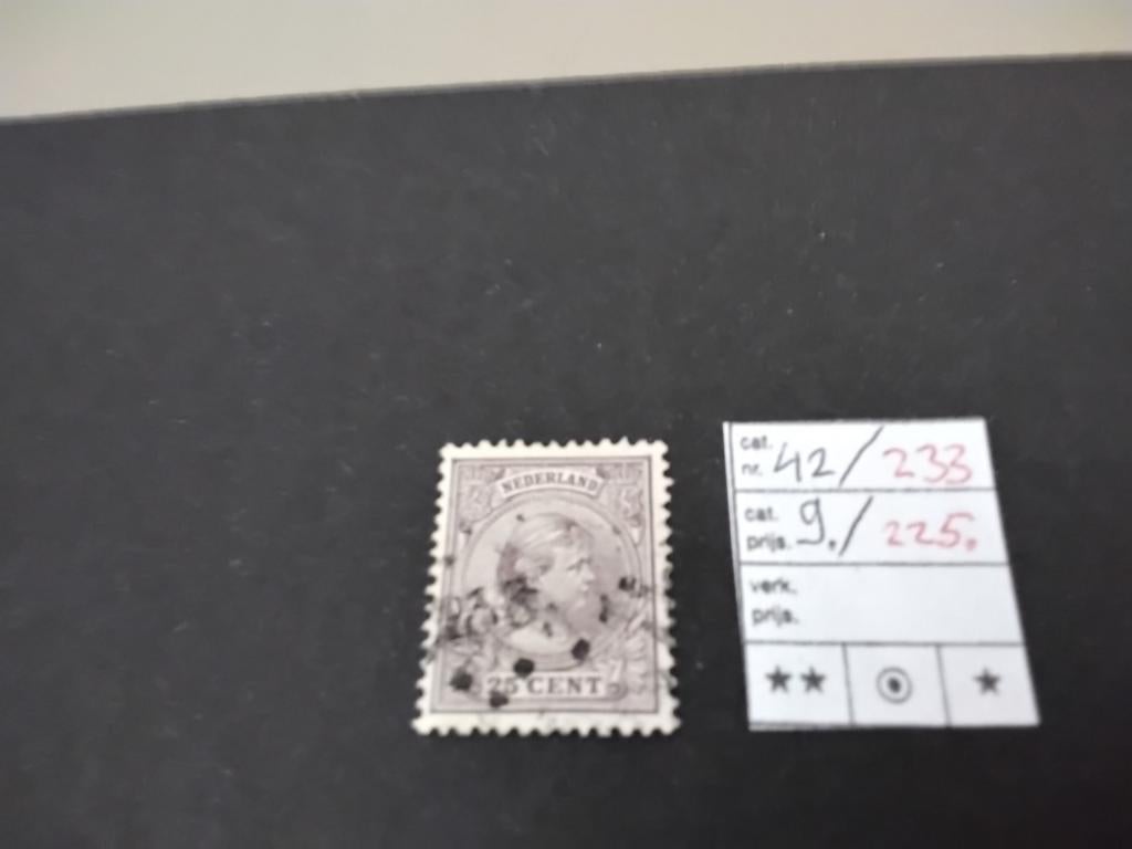 Betere Puntstempels KW III én Wilhelmina Hangend Haar, Postzegels en Munten, Postzegels | Nederland, Verzenden