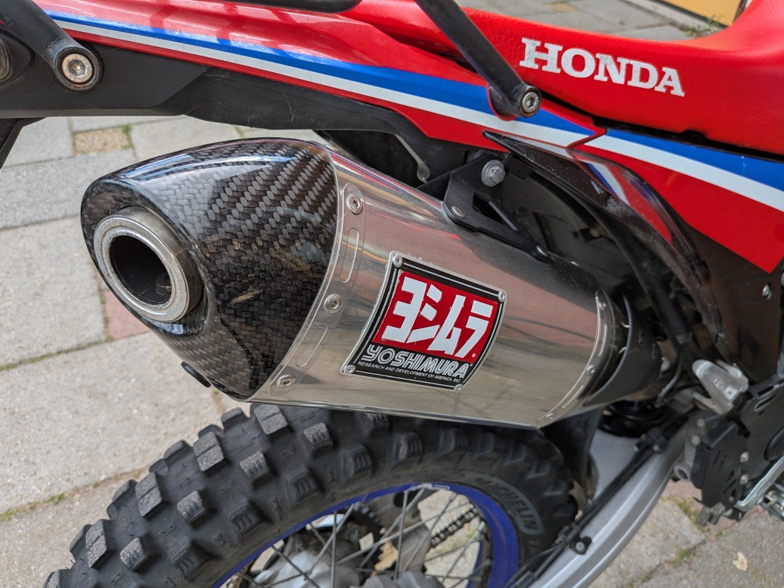Yoshimura RS-4 uitlaat voor CRF300L - Half jaar oud, Ophalen of Verzenden, Gebruikt