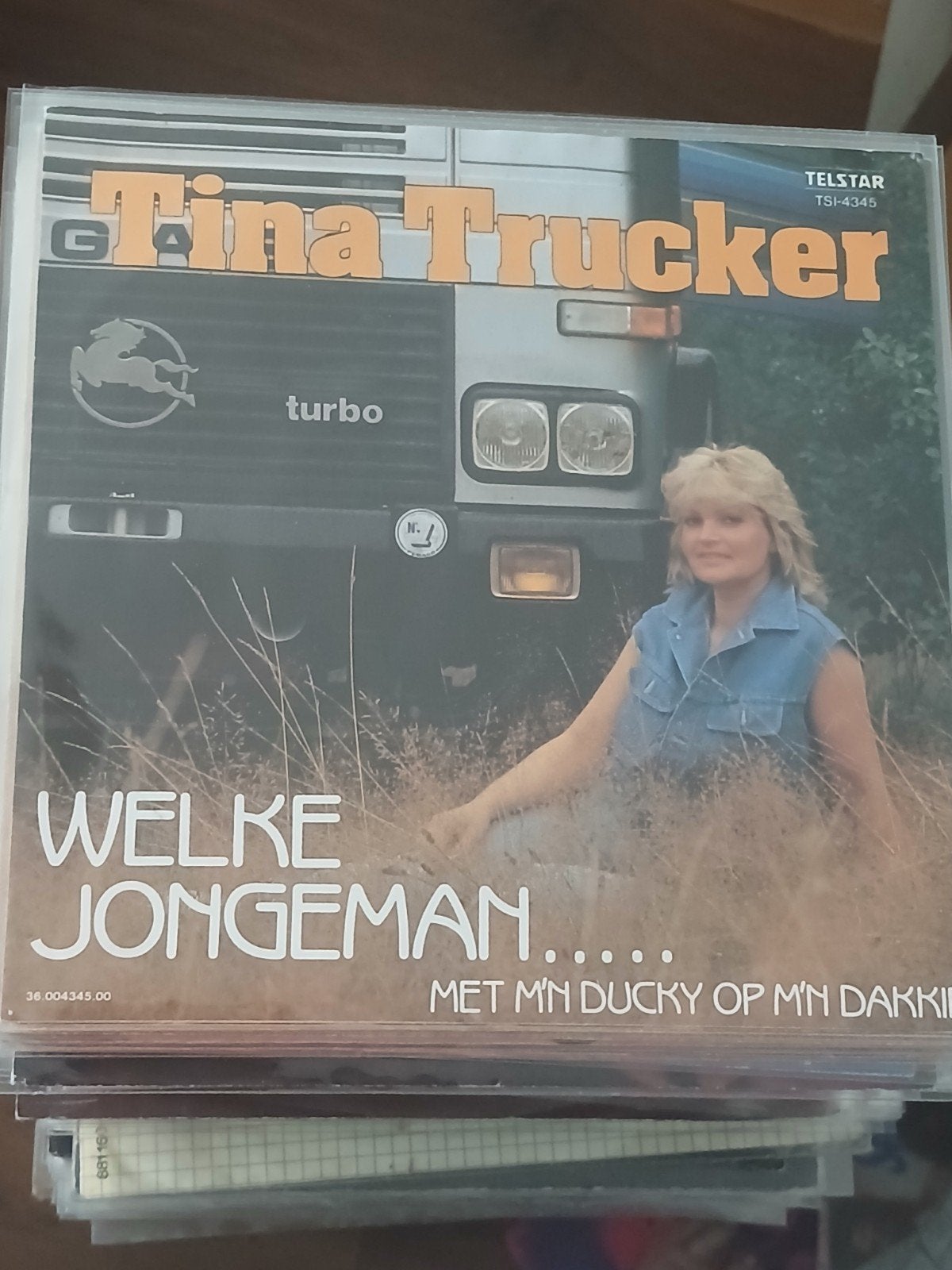 TINA TRUCKER welke jongeman met mn duky op mn dakkie TELSTAR, Cd's en Dvd's, Vinyl | Nederlandstalig, Ophalen of Verzenden, Zo goed als nieuw