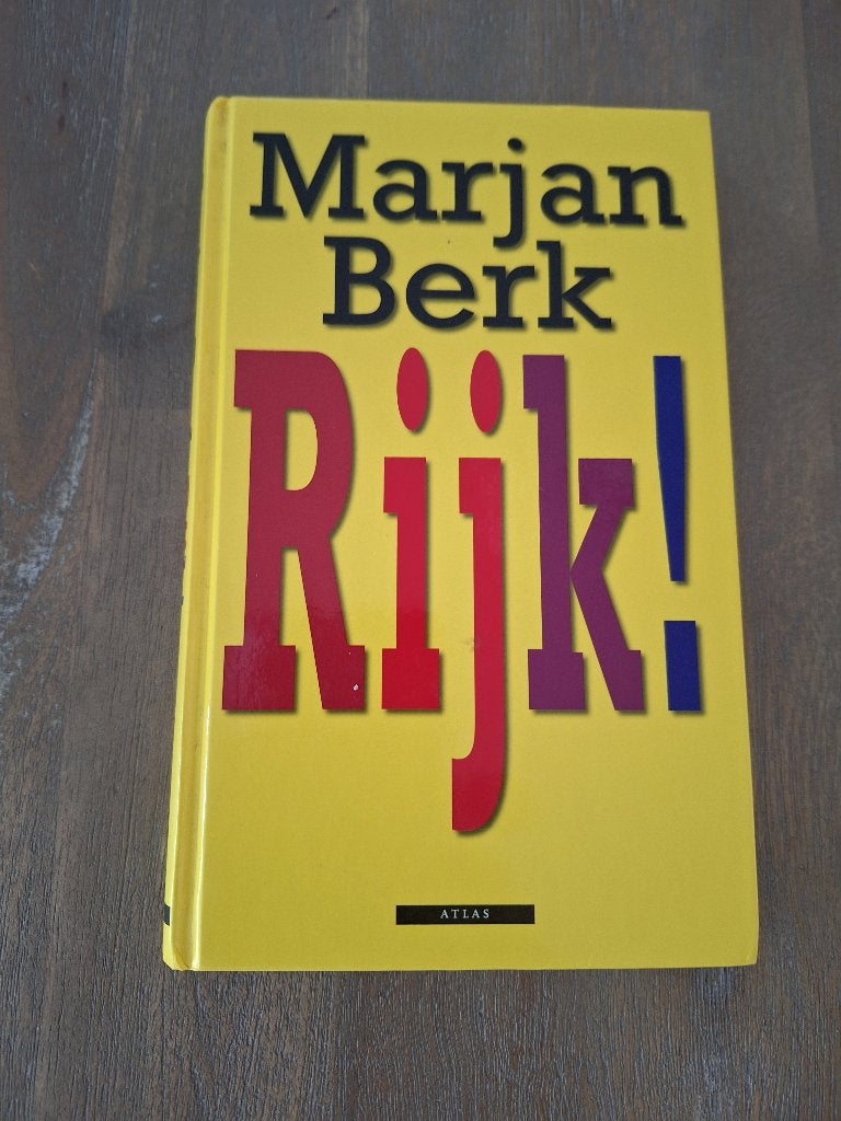 Rijk! Marjan Berk, Boeken, Romans, Zo goed als nieuw, Nederland, Ophalen of Verzenden