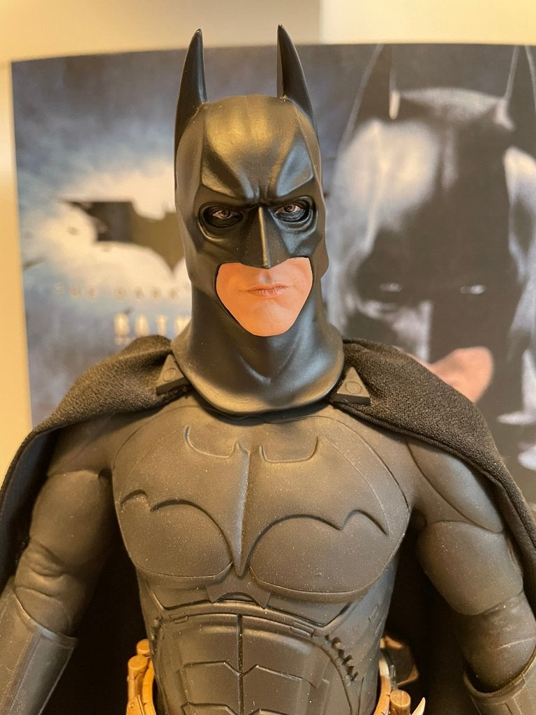 Hot Toys Batman Original Costume The Dark Knight MMS67 1/6, Ophalen, Gebruikt, Film, Actiefiguur of Pop