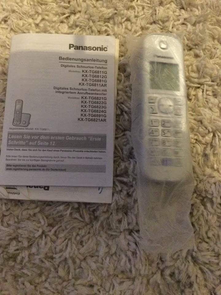 Panasonic telefoon, Telecommunicatie, Ophalen of Verzenden, Nieuw, 1 handset, Stralingsarm